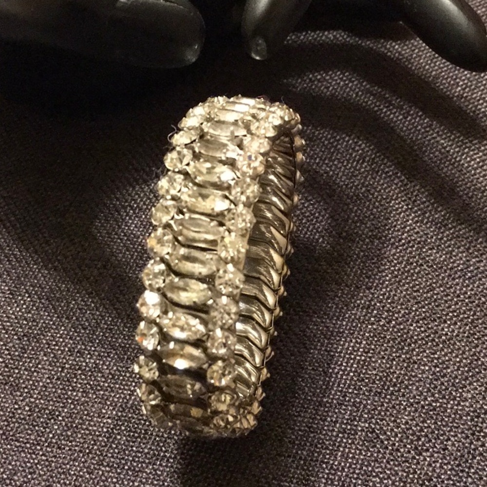 Vintage Airflex rhinestone bracelet